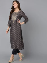 Women Silk Blend Ethnic Printed Kurta-PKSKD1790